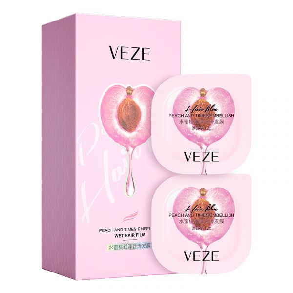 Revitalizing mask 6 pcs. for hair with peach Veze .(24433)